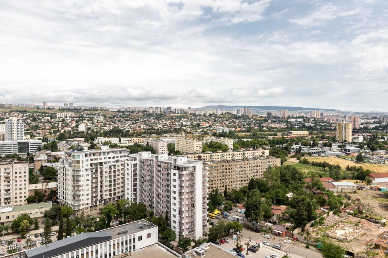 Ferienwohnung Twins Tower Tbilisi Exterior foto